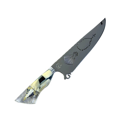 Picanheira Nossa Senhora 10" Aço Inox - Terço