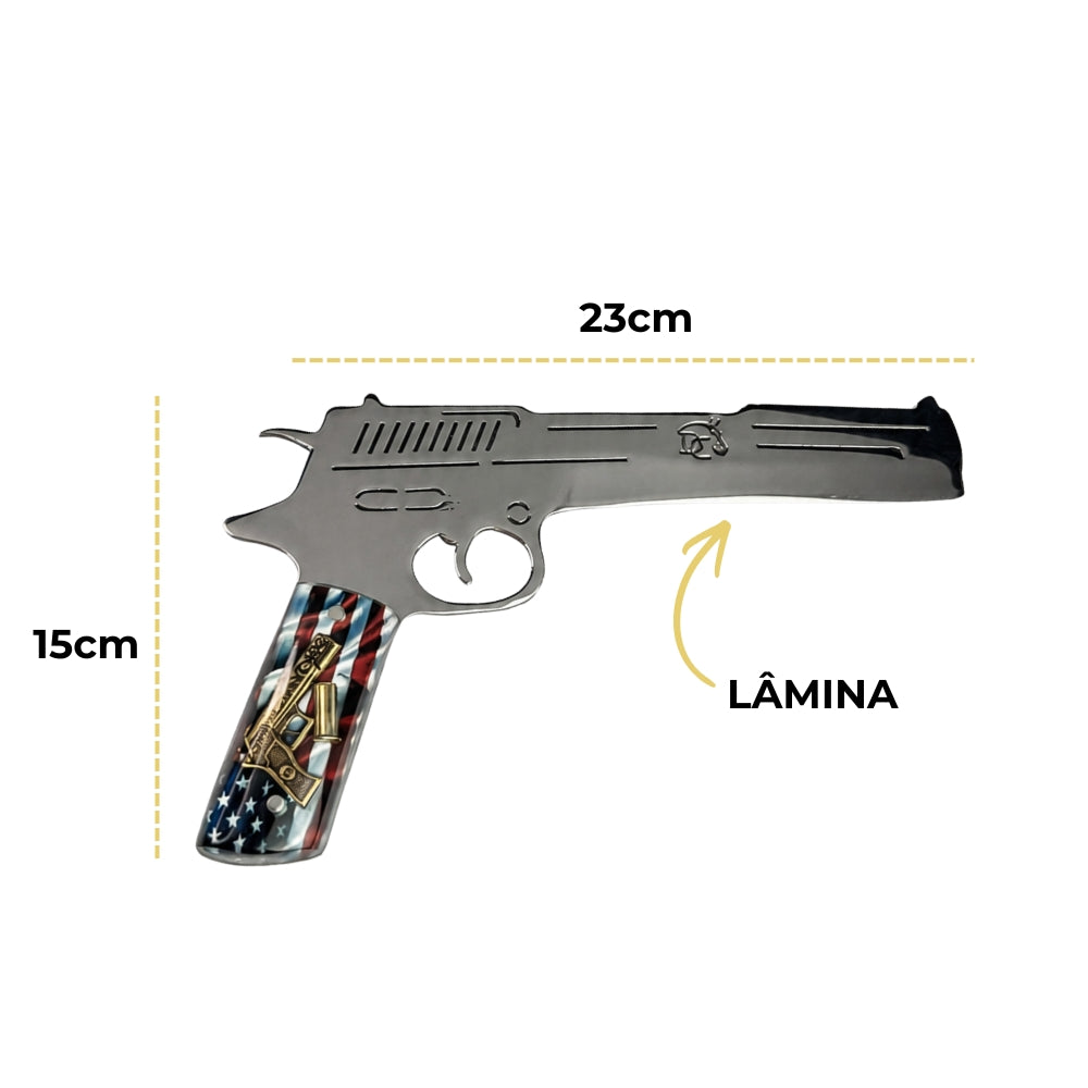 Faca Pistola Americana – Full Tang