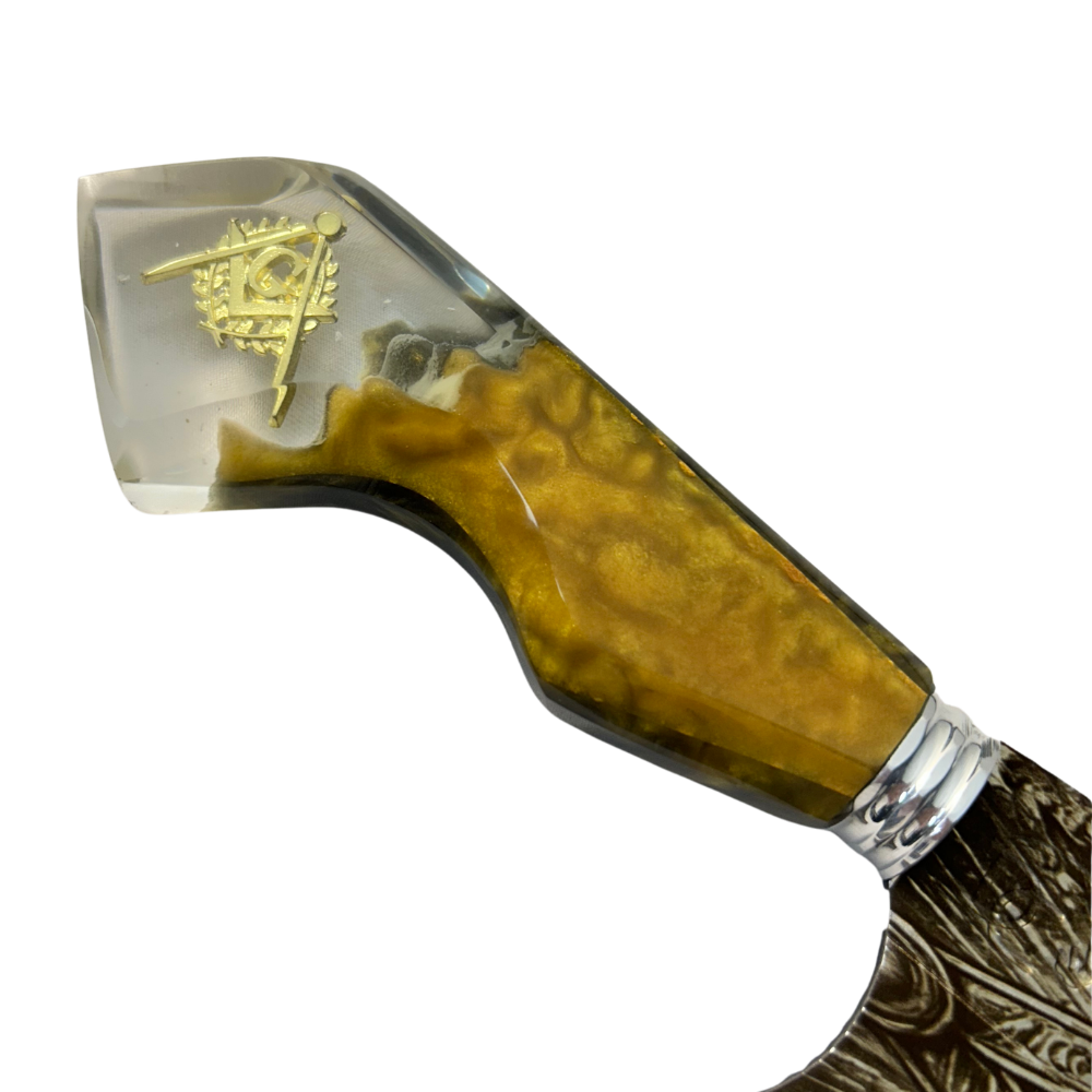 Kit Maçonaria - Faca 10" + Copo Térmico - Gravação a Laser 360°