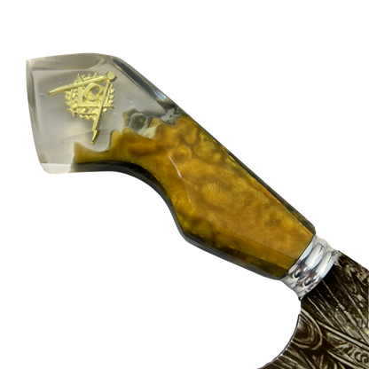 Kit Maçonaria - Faca 10" + Copo Térmico - Gravação a Laser 360°