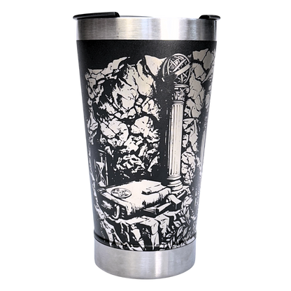 Kit Maçonaria - Faca 10" + Copo Térmico - Gravação a Laser 360°