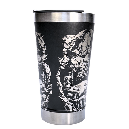 Kit Maçonaria - Faca 10" + Copo Térmico - Gravação a Laser 360°