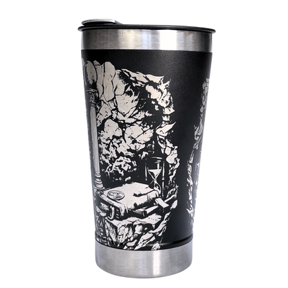 Kit Maçonaria - Faca 10" + Copo Térmico - Gravação a Laser 360°