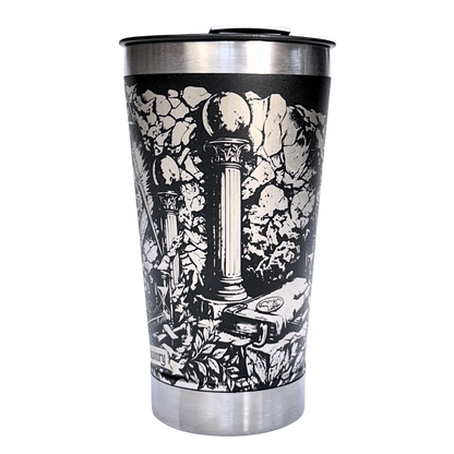 Kit Maçonaria - Faca 10" + Copo Térmico - Gravação a Laser 360°