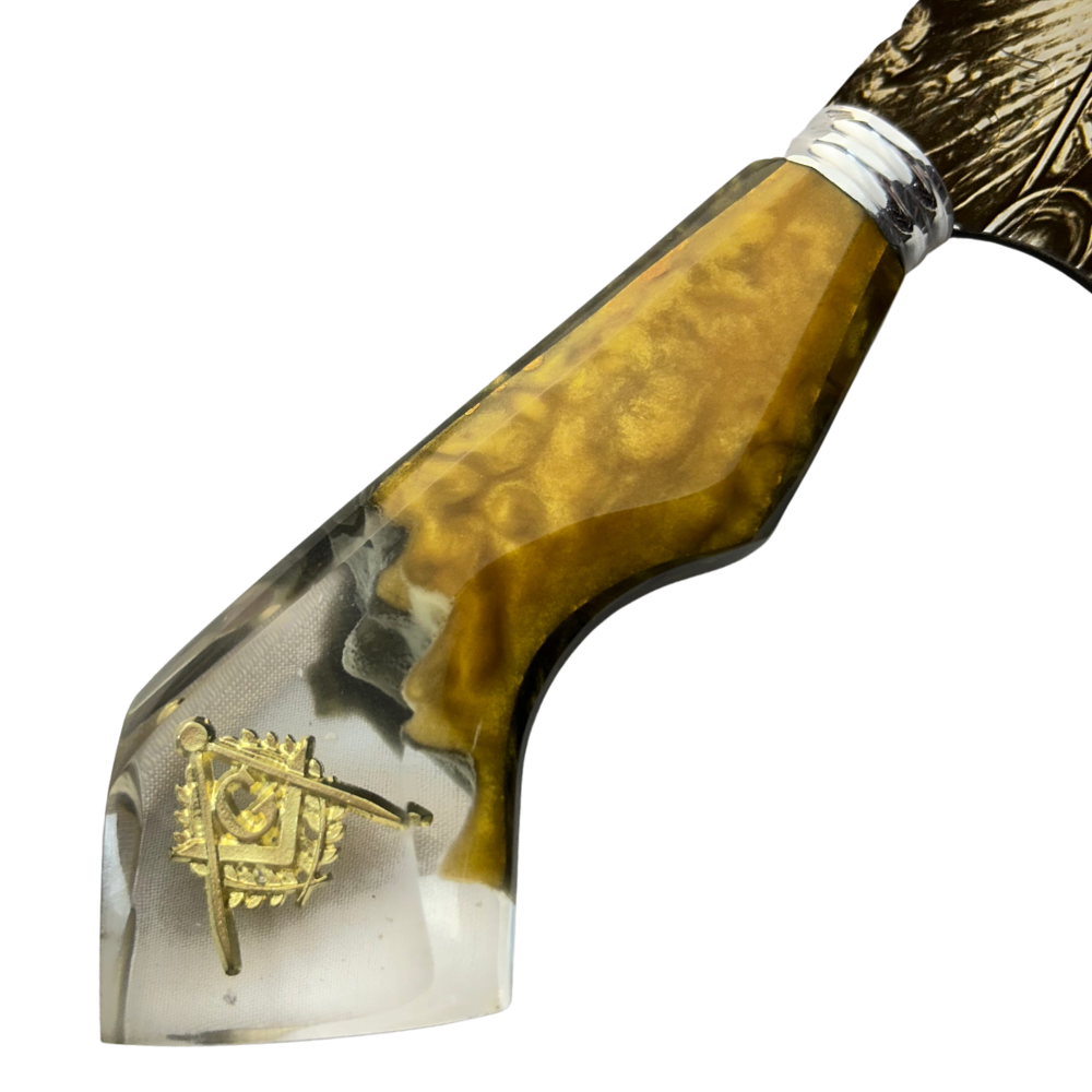 Kit Maçonaria - Faca 10" + Copo Térmico - Gravação a Laser 360°