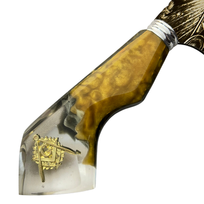 Kit Maçonaria - Faca 10" + Copo Térmico - Gravação a Laser 360°