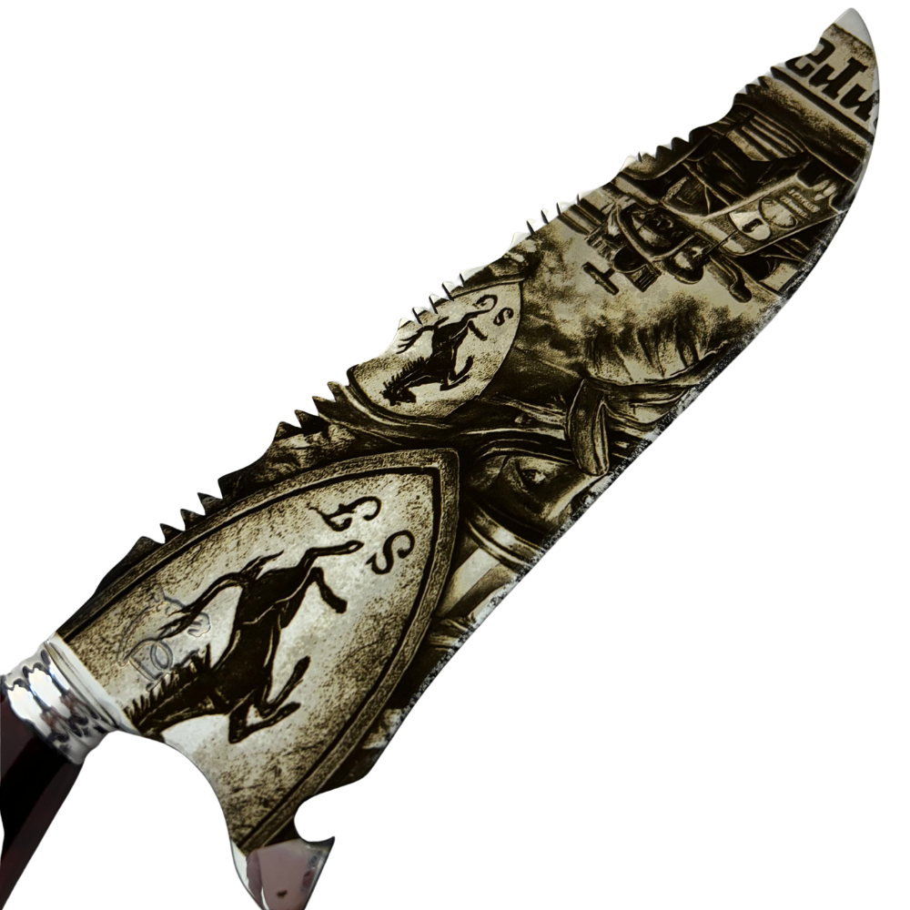 Kit Ferrari - Faca 10" + Copo Térmico - Gravação a Laser 360°