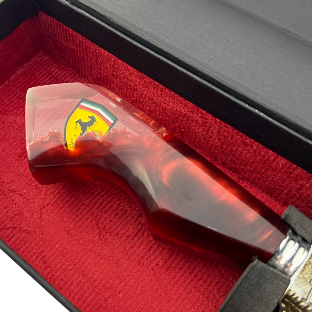 Kit Ferrari - Faca 10" + Copo Térmico - Gravação a Laser 360°