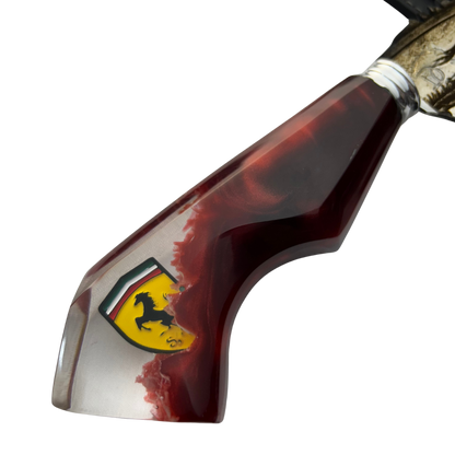 Kit Ferrari - Faca 10" + Copo Térmico - Gravação a Laser 360°