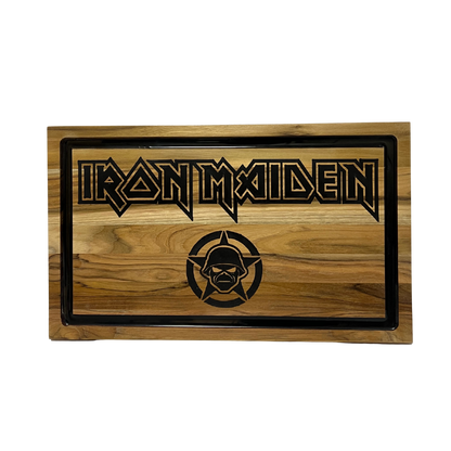 Kit Iron Maiden - Faca 8" + Tábua Personalizada