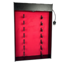 Expositor de Facas Premium - 7 Posições com Iluminação LED