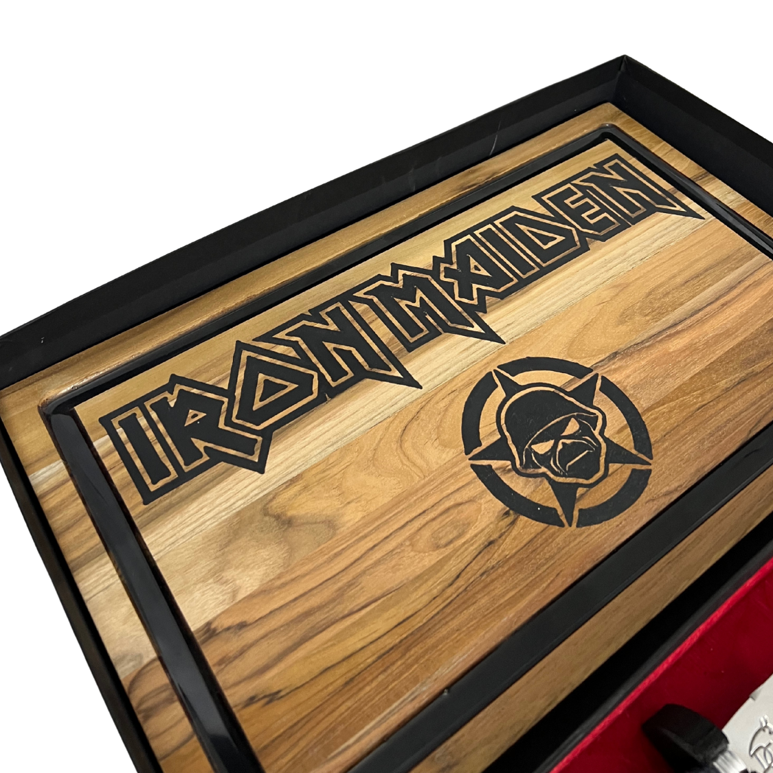 Kit Iron Maiden - Faca 8" + Tábua Personalizada