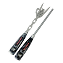 Kit Garfo e Chaira Iron Maiden - Cabo Resina Personalizado