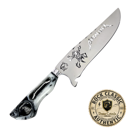 Faca Artesanal Metallica 33 cm - Heavy Metal