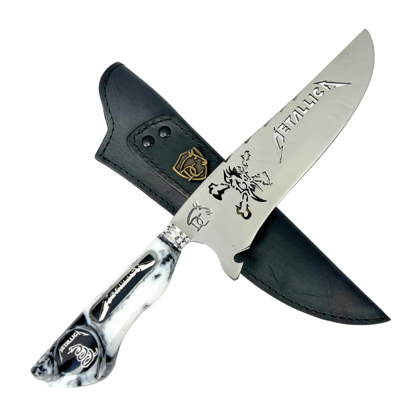 Faca Artesanal Metallica 33 cm - Heavy Metal