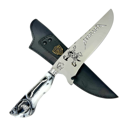 Faca Artesanal Metallica 33 cm - Heavy Metal