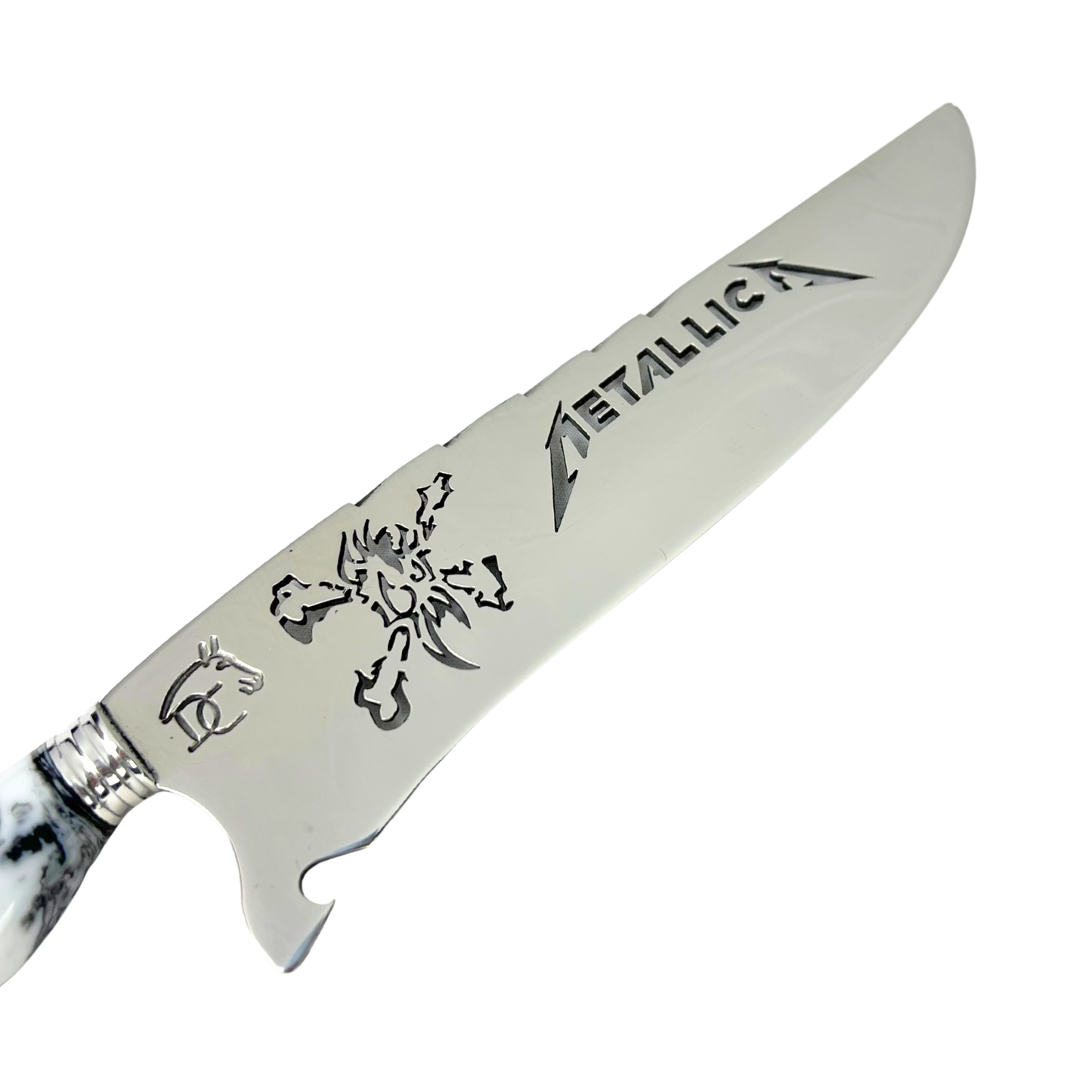 Faca Artesanal Metallica 33 cm - Heavy Metal