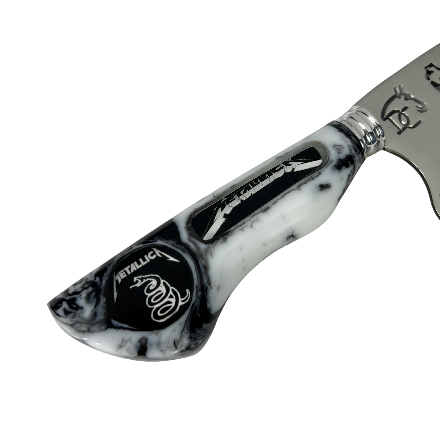 Faca Artesanal Metallica 33 cm - Heavy Metal