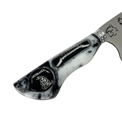 Faca Artesanal Metallica 33 cm - Heavy Metal