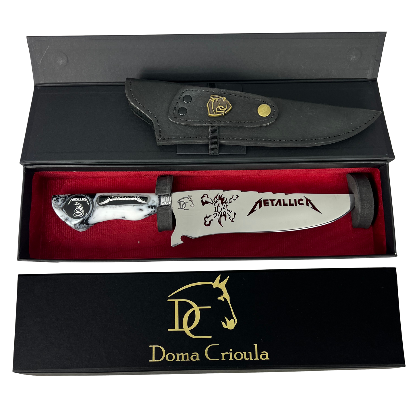 Faca Artesanal Metallica 33 cm - Heavy Metal
