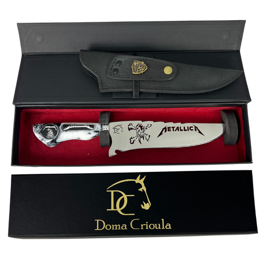 Faca Artesanal Metallica 33 cm - Heavy Metal