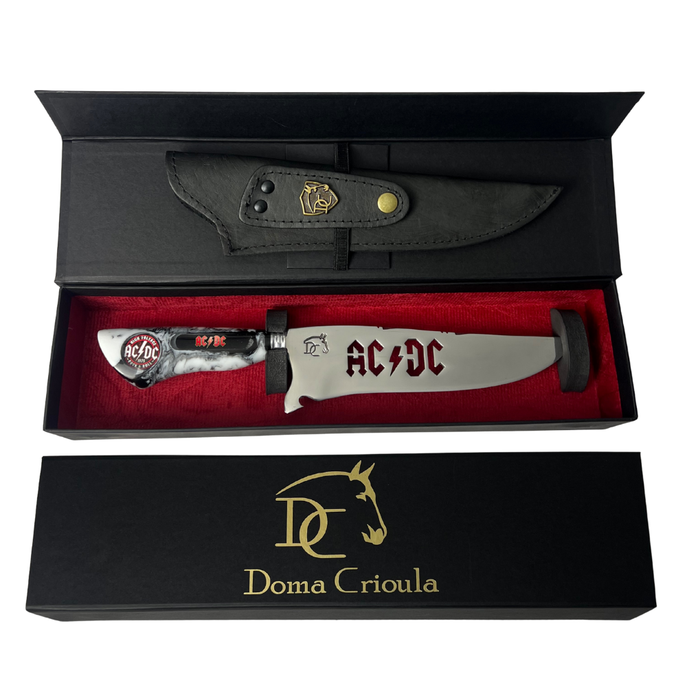 Faca AC/DC - High Voltage Rock & Roll - 8 Polegadas