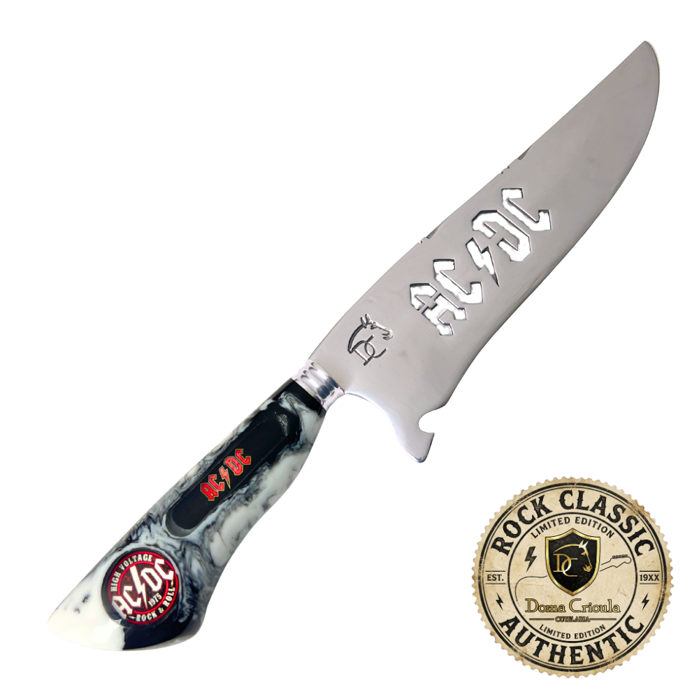 Faca AC/DC - High Voltage Rock & Roll - 8 Polegadas