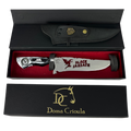 Faca Black Sabbath 8 Polegadas | Lâmina Vazada - Cabo Resina Personalizado