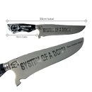 Faca System of a Down 8" - Cabo Resina Personalizado - Edição Especial Metal