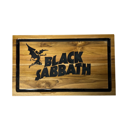 Kit Black Sabbath - Faca 8" + Tábua Personalizada