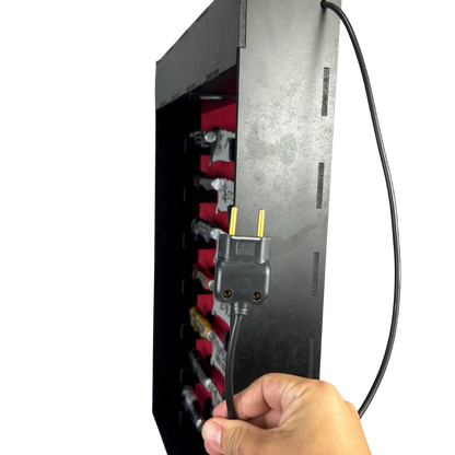 Expositor de Facas Premium - 7 Posições com Iluminação LED