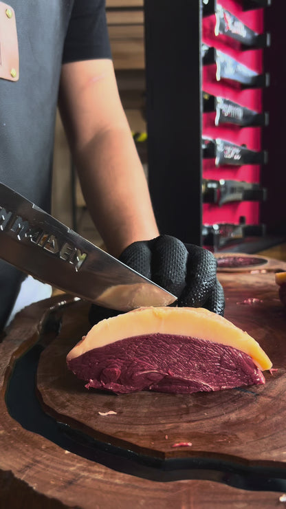 Faca Picanheira Iron Maiden 8 Polegadas - Cabo Resina Personalizado - Churrasco Rock