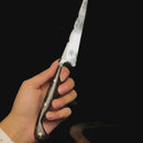 Faca Fileteira Aço Inox 420C 7 Polegadas - Cabo Full Tang Madeira Tucumã