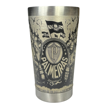 Kit Palmeiras - Faca 10" + Copo Térmico - Gravação a Laser 360°