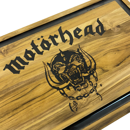 Kit Churrasco Motörhead - Faca 8" + Tábua Personalizada | Doma Crioula Cutelaria Artesanal