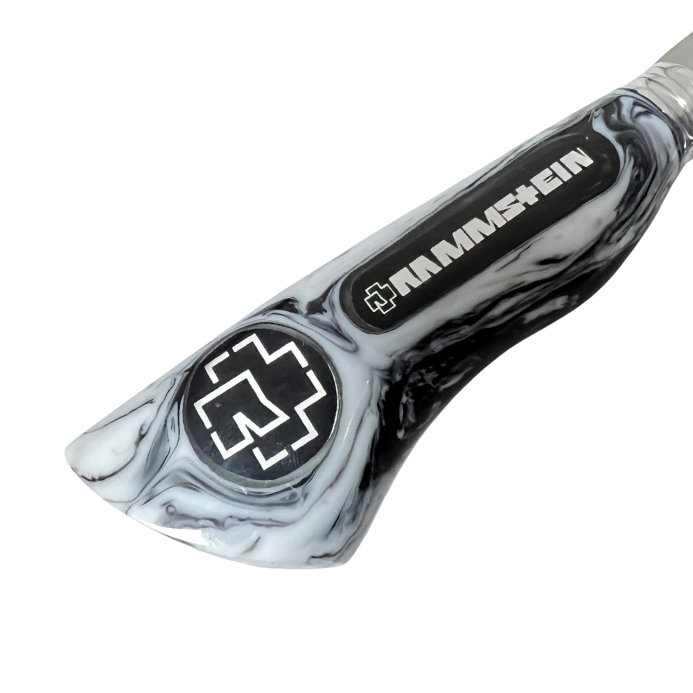 Kit Rammstein - Faca 8" + Copo Térmico - Gravação a Laser 360°