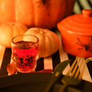 Kit 6 Mini Copos Dose Caveira de Vidro - 50ml - Shot Glass