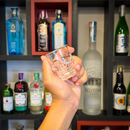 Kit 6 Mini Copos Dose Caveira de Vidro - 50ml - Shot Glass