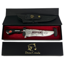 Faca Akatsuki 8" - Cabo Resina Personalizado - Naruto - Nuvem Vermelha - Edição Especial