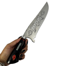 Faca Akatsuki 8" - Cabo Resina Personalizado - Naruto - Nuvem Vermelha - Edição Especial